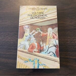 Voltaire Philosophical Dictionary Penguin Classics Paperback Book 1971